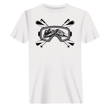 Ski Goggles T-Shirt for Men